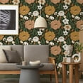 thumbnail image 3 of DAZLUTE Large Floral Peel and Stick Wallpaper 17.71" x 394", 3 of 9