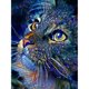 thumbnail image 1 of 5D DIY Diamond Painting Kits Full Round Drill L.Roche Cat Mosaic Picture (B4908) Sywqhk Decoración hogareña, 1 of 9