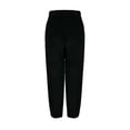 thumbnail image 6 of Womens Winter Sherpa Fleece Sweatpants Drawstring Waist Joggers Pants Thick Thermal Casual Trousers with Pockets, 6 of 7