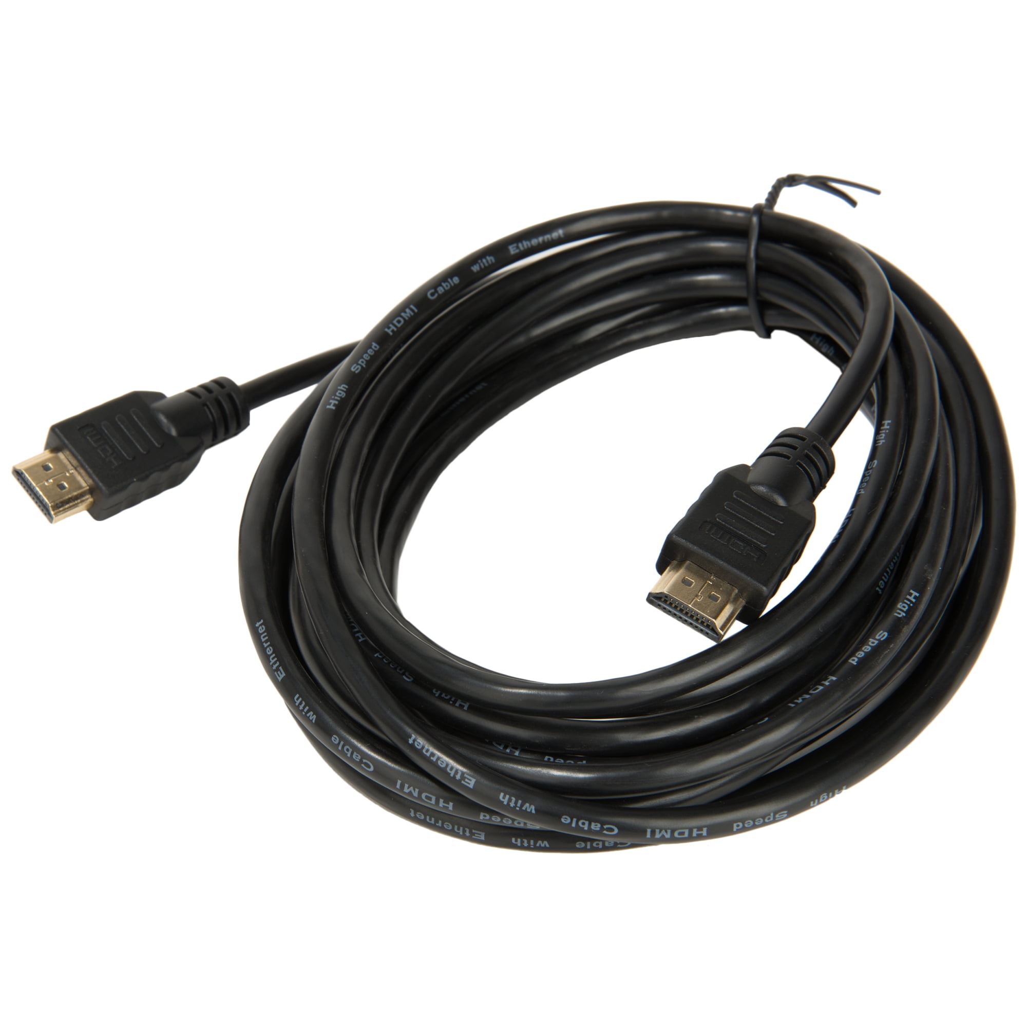 SumacLife Male to Male 15 Ft. HDMI High-Speed Durable Universal Standard Cable with Gold Plated Connector 4k Enabled and Ethernet Compatibility (3 pack)