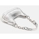 thumbnail image 3 of LHSHID Vintage Crescent Bag Silver Tote Purse for Women Y2k Tote Bag Shiny Leather Shoulder Bag Clutch Zipper Hobo Evening Bag, 3 of 7
