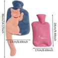 thumbnail image 1 of Bolsa de agua caliente: una bolsa de agua caliente con una tapa blanda, 1 of 2
