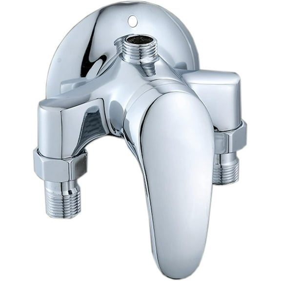 Shower shower splitter valve shower diverter 3 way 3/4 Hot And Cold Brass shower head diverter with handheld mount shower splittershower head adapter,Chrome A