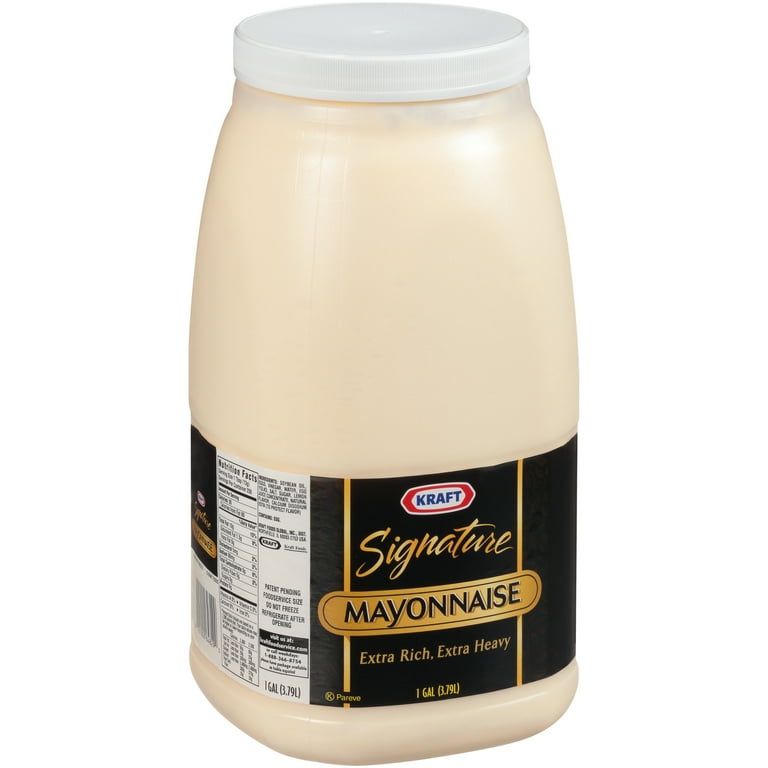 KRAFT Bulk Signature Mayonnaise, 1 gal. Jug (Pack of 4