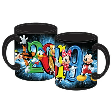 2019 Dated Super Fun Group Mickey Minnie Donald Goofy Pluto, Black (Florida