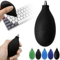 thumbnail image 4 of Manual Rubber Bulb Air Pump | Powerful Dust Blower for Computer Keyboard Laptop Camera Tablet Mobile Phone | PVC Softball Body Durable Nozzle | Keyboard Cleaner Tool, 1Pc, Easy to Use(Silver,3x1.5"), 4 of 6