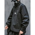 thumbnail image 2 of Niepce Inc Japanese Streetwear Lightweight Techwear Black Men's Summer Jacket, 2 of 8