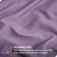 thumbnail image 3 of The Great American Store King Pillow Cases Solid Lavender - 2 Pack - Envelope Closure - Soft Brushed Microfiber Fabric - Shrinkage and Fade Resistant Pillow Cases King Size 20 X 40 Inches, 3 of 4