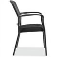 thumbnail image 3 of EUROTECH DAKOTA 2 STACKABLE MESH / FABRIC CHAIR WITH ARMS BLACK, 3 of 3
