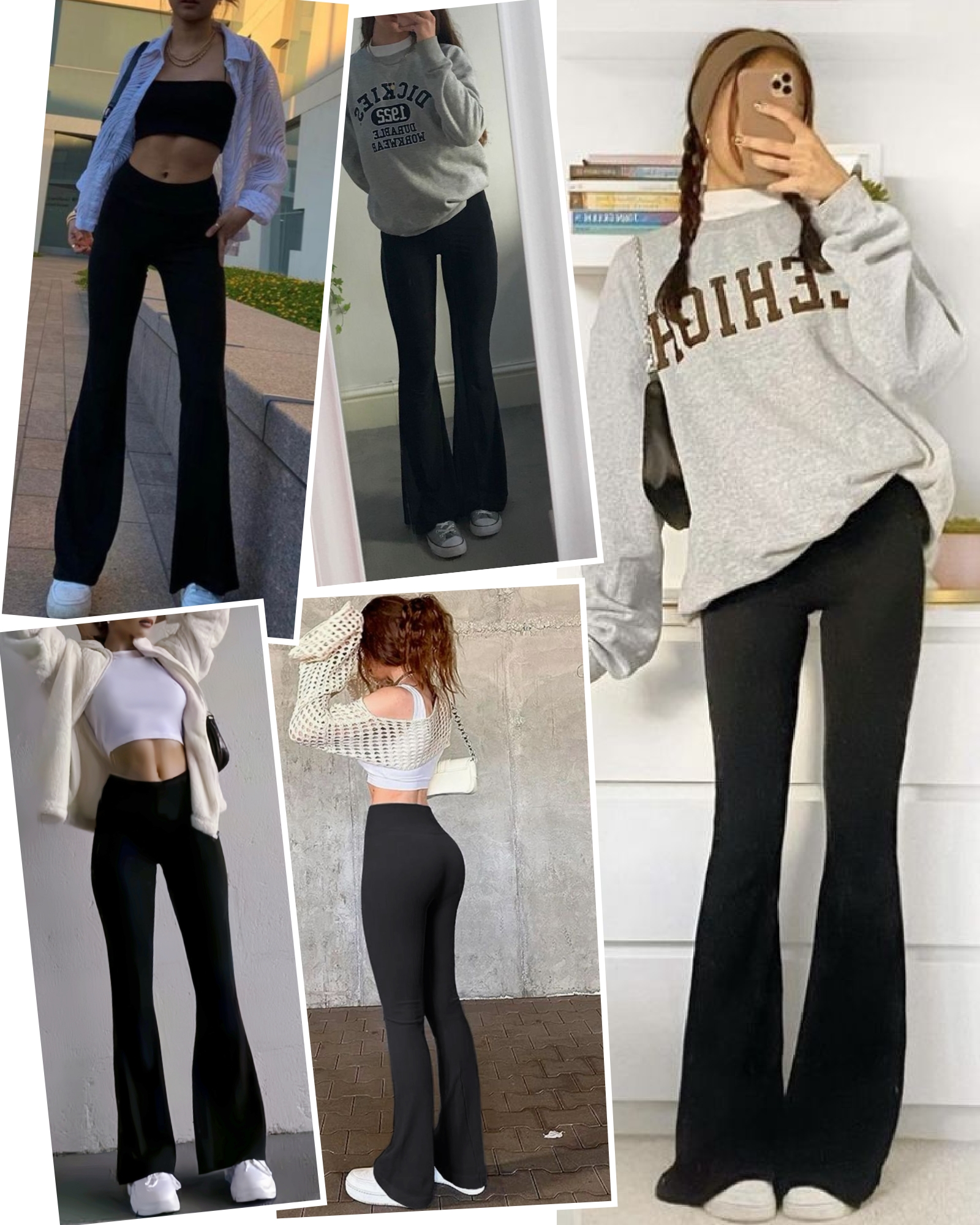 FITOP Women's High Waist Flare Yoga Pants with Hidden Pockets photo 2