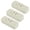 White, variant on Inline Cord Switch Line Cord Button Switches, AC 250V 6A On-Off Lamp Control Appliance Switch Rocker for Table Lamp Bedroom Desk LED Lights (Pack of 3pcs,White)