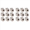 thumbnail image 1 of 24 Piezas RJ45 Cat7 Cat6A Blindado Módulo de Aleación de Zinc Adaptador de Conector de Red Jack 10GB de Red, 1 of 5