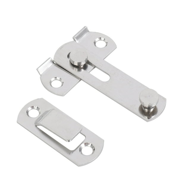 Serrure à Crochet Et œillet De Confidentialité, Serrure Simple Convient Pour Porte De Grange Noir 2 Pieces 4 Pouces 96586027