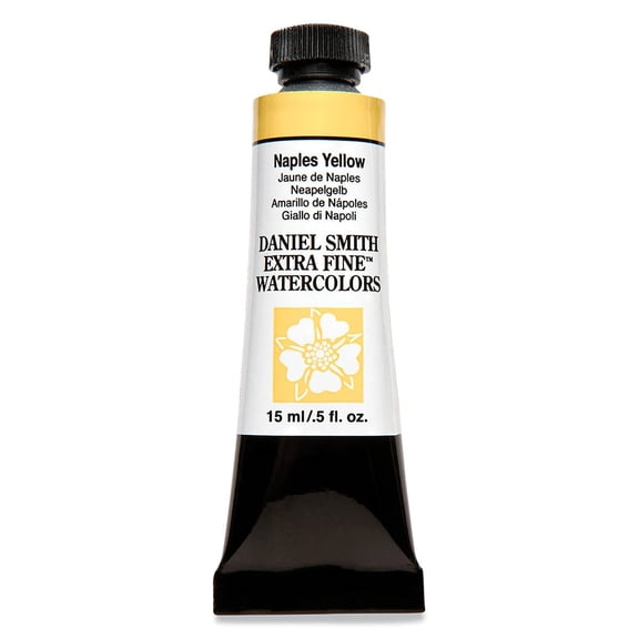 Daniel Smith Extra Fine Watercolor, 15 ml, Naples Yellow