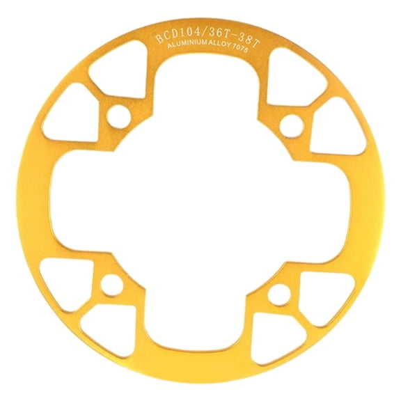 Mountain Bike Chainwheel Guard Cover Aluminum Alloy Bicycles Chainring Guard Bike Crankset Protector Easy to Use