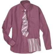 Big Men's Shirt, Tie and Handkerchief Box Set, Size 2 XL