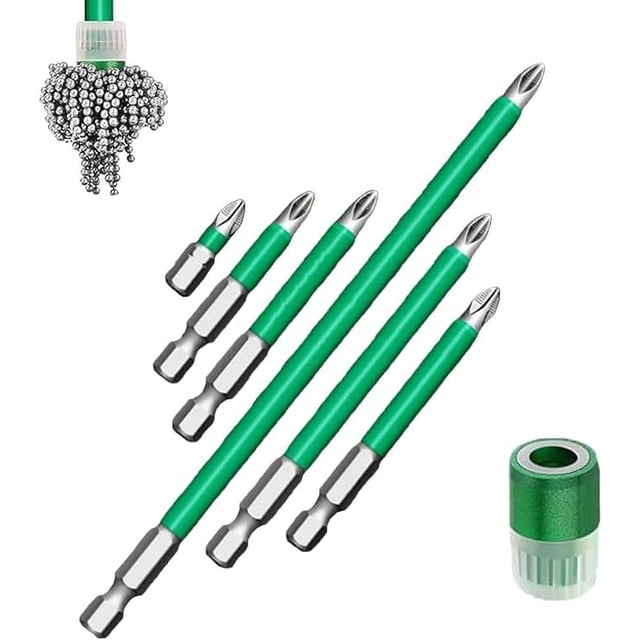 Juego de brocas magnéticas 2025 con 6 piezas de 25 a 150 mm para bricolaje