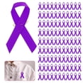 thumbnail image 1 of Broche 1100 Pcs Sensibilisation au Cancer Broche Épingles à Revers Ruban Violet Épingles à Revers Ruban Violet Prévention Broche Micro Badge Vêtements 100 Pcs, 1 of 6
