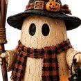 thumbnail image 6 of Halloween Lighted Monster Lantern Resin Craft Decoration, Spooky Tabletop Lamp for Home, Mantel, Halloween Party Indoor Decor, 6 of 7