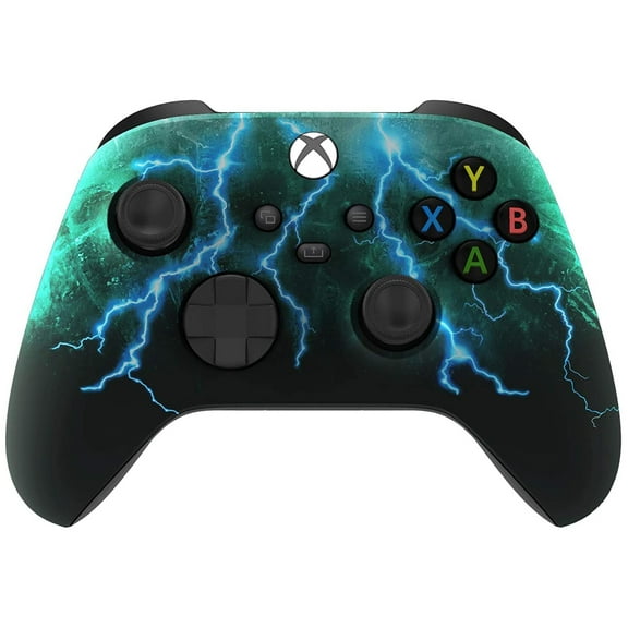 Wireless Controller for Microsoft Xbox Series X/S & Xbox One - Custom Soft Touch Feel - Custom Xbox Series X/S Controller (X/S Green Skies)