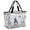 Blue Grey, variant on Coastal Eucalyptus Beach Bag for Women,Large Breathable Mesh Beach Tote Bag,Ocean Blue Gnomes Starfish Leaf Wood Grain Sandproof Lightweight Travel Bags for Vacation Picnic Pool 15.7"x15.7"x9.1"
