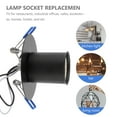 thumbnail image 2 of Phenofice Recessed Light Socket Metal Black Screw Opening 1Pcs for Restaurants, 2 of 8