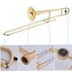 thumbnail image 3 of Trombón alto en Si bemol, acabado dorado en laca, ideal para estudiantes y profesores. Incluye boquilla de cuproníquel, estuche rígido y guantes. Excelente calidad y entonación perfecta., 3 of 6