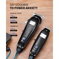 thumbnail image 3 of Hair Clippers for Men + T-Blade Barber Clippers, Precise Clippers for Hair Cutting, Cordless Hair Clippers, Led Display, Professional Hair Clippers, 3 of 6
