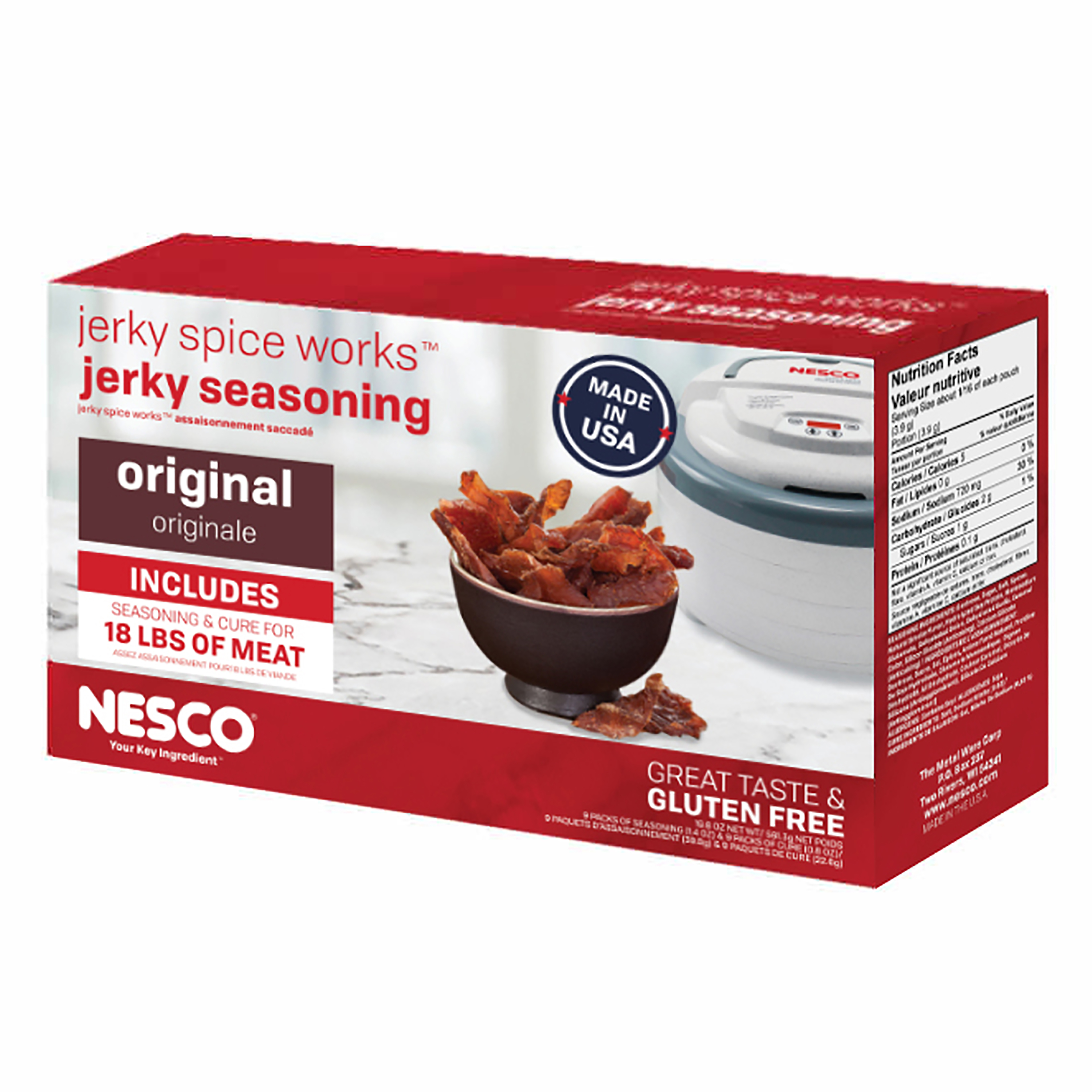 NESCO® Original Flavor Jerky Seasoning, 9 Pack eBay