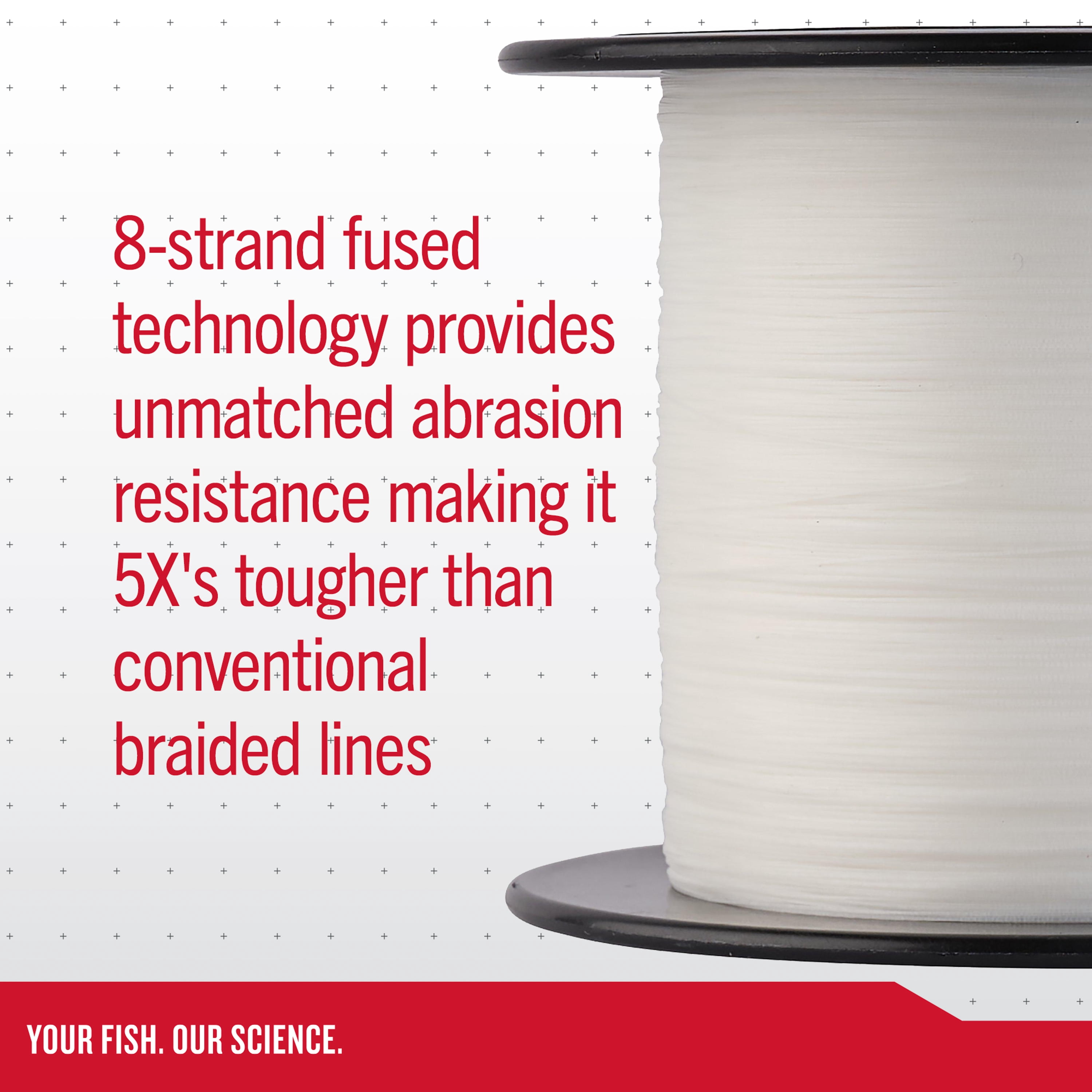 (2 pack) Berkley FireLine® Fishing Line, Smoke, 10 lb Test Strength, 125 yd