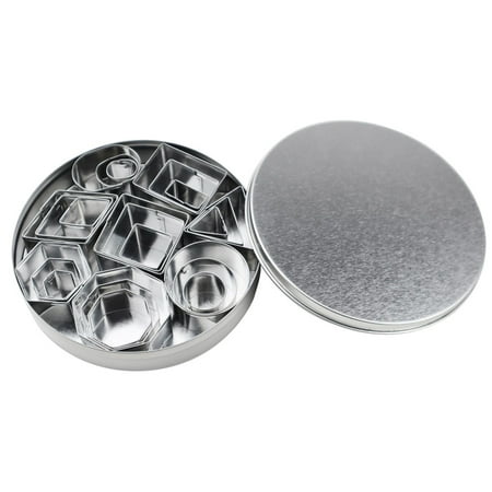 

24 Pcs Mini Cookie Cutter Mold Stainless Steel Geometry Clay Earring Cutter Mold