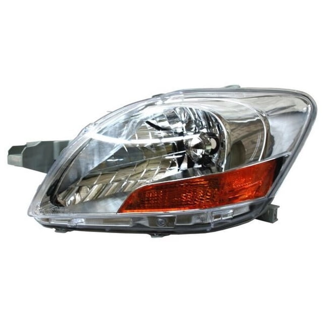 Faro Principal TYC Yaris 2006 A 2015 LADO CONDUCTOR Fondo cromado