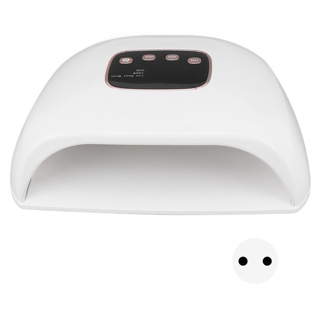 Lámpara de uñas con pantalla de visualización de 180 W, de alta potencia, multifuncional, eficiente, para manicura, gel, secador de uñas, enchufe de la UE