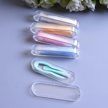 Lubelski 1 Set Contact Lenses Applicator Arc Design Reusable Portable Plastic Contact Lenses Remove Tweezers Eyewear Accessories