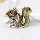 thumbnail image 5 of Broche de Aleación de Animales de ardilla perfecl amarillo, 5 of 8