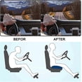thumbnail image 3 of Car Booster Seat, Portable Car Seat Cushions , Soft Car Seat Cushion, Effectively Increase The Field of View, for Car Office Home,Black 41*41cm, 3 of 5