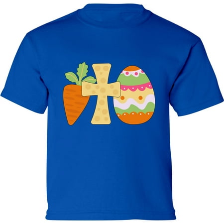 

Kids Easter Carrot Cross Eggs Graphic Shirt - Happy Easter Day Toddler Tees for Kids - Outfit Toddler Boys Girls T-Shirt Gifts