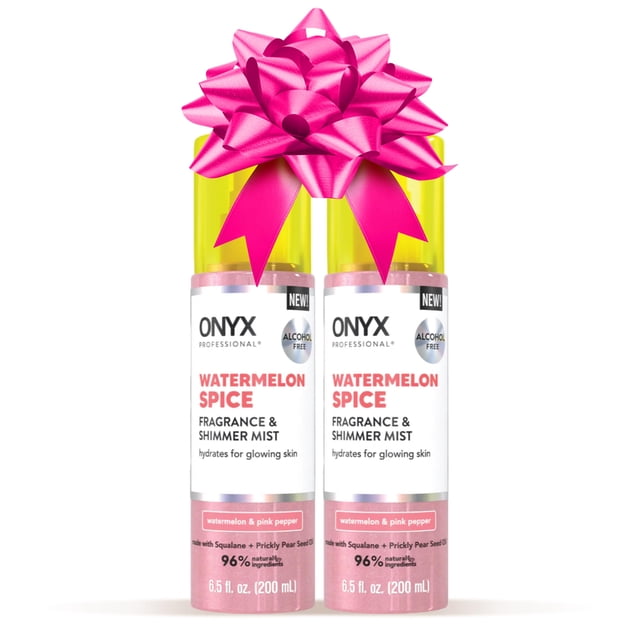 Onyx Professional Mist Brillante Hidratante de Sandía y Especias 400 ml Paquete de 2