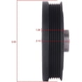 thumbnail image 3 of CCIYU Harmonic Balancer Belt Drive Pulley Fits 1994 1995 1996 1997 1998 1998 1999 2000 2001 2002 2003 2004 2005 B uickCentury 3.1L 189Cu. In. V6 GAS OHV, 3 of 3