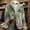 #655-Green, variant on Ceisia Men's Corduroy Button-Up Party Coat with Pockets Stylish Casual Ceremonial Outerwear Gift