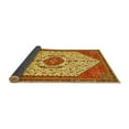 thumbnail image 2 of Ahgly Company Indoor Square Persian Yellow Traditional Area Rugs, 3' Square, 2 of 4