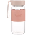 thumbnail image 1 of Portable Glass Water Bottle Heat Resistant Water Cup Students Water Bottle with Tea Infuser, 1 of 8