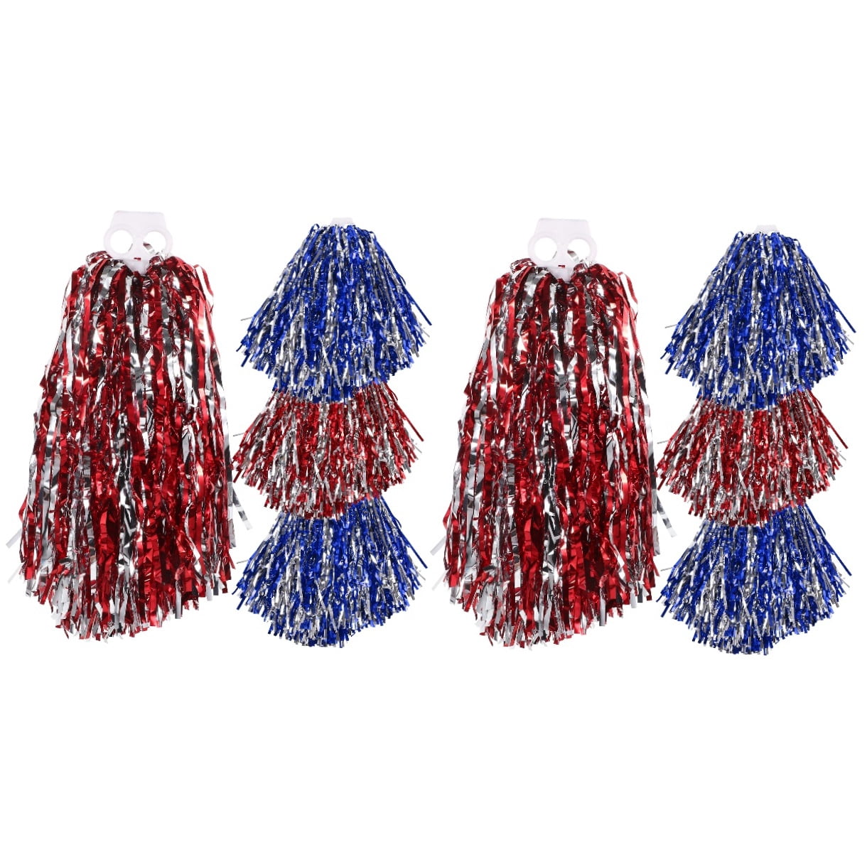 HOMEMAXS Portable Cheerleading Pom Poms Reusable Lightweight Cheer Props for Dance, Sports, and School Events