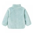 thumbnail image 3 of Baby Boys Girls Solid Color Zipper Long-sleeved Jacket Lovely Toddler Fleece Jacket Wool Coat 0-3Y, 3 of 6