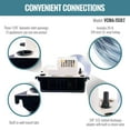 thumbnail image 4 of Little Giant VCMA-15ULT Automatic Condensate Removal Pump with Tubing, Black, 4 of 4