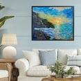 thumbnail image 3 of Reflections Of The Sea Black Framed Giclee Art, 30 x 24, Made In USA, 3 of 7