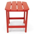 thumbnail image 5 of Corona 18" Recycled Plastic Side Table - Red, 5 of 7