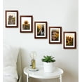 thumbnail image 3 of Cavepop SPF-5746F5-WN 4 x 6 in. Picture Frame with Mat & 5 x 7 in. without Mat, Walnut - 5 Piece, 3 of 7