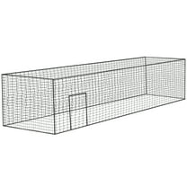 FRCOLOR Black Polyester Pe Baseball Practice Net for Backyard and Indoor Use