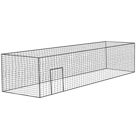 FRCOLOR Black Polyester Pe Baseball Practice Net for Backyard and Indoor Use